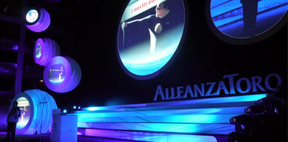 Clay Paky lights up the Alleanza Toro Assicurazioni Group convention