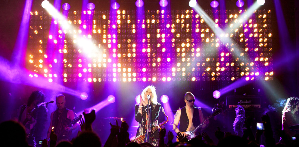 Hanoi Rocks with Clay Paky Alpha Beam