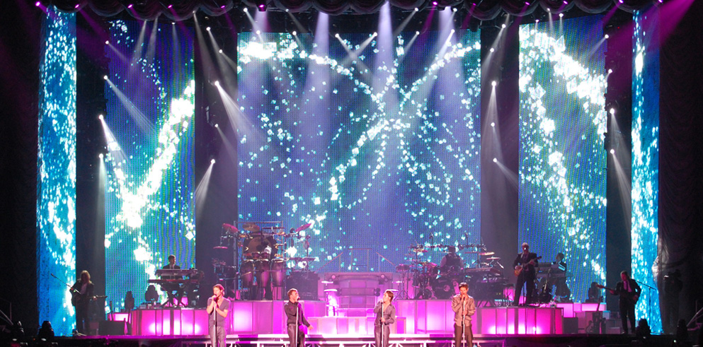 Clay Paky on the Take That European Tour