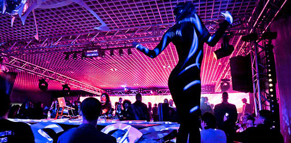 Clay Paky goes clubbing in Monte Carlo