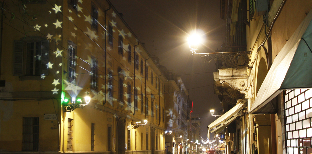 Clay Paky at Christmas in Parma with the illumination of the future