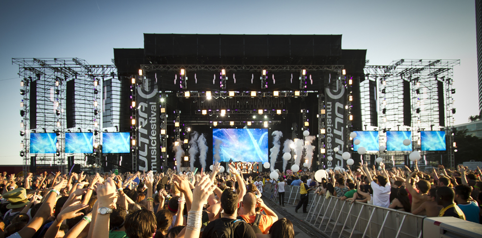 Clay Paky at Ultra Music Festival, Miami, Florida