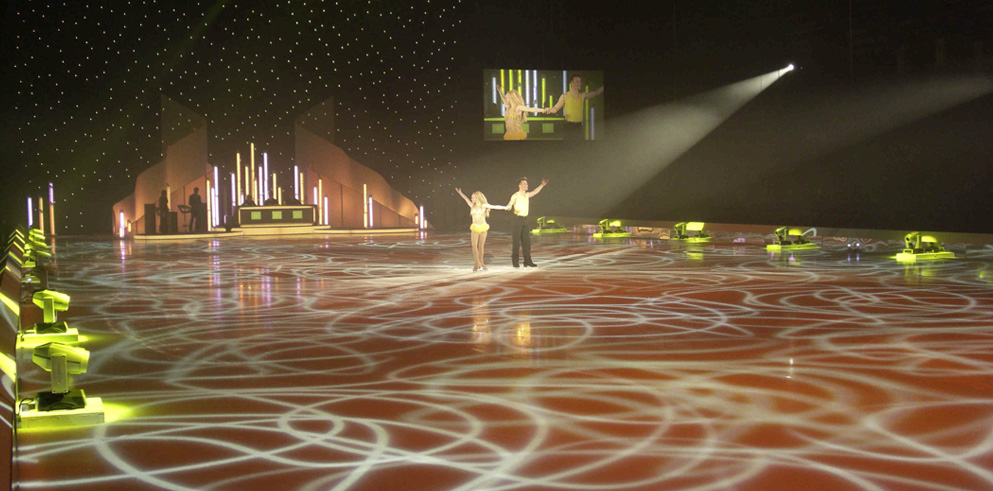 Clay Paky put in lights the Dancing on Ice tour 2012