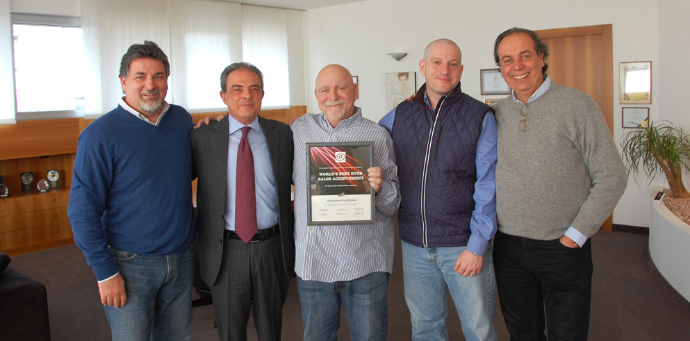 A.C.T Lighting Receives Clay Paky Achievement Award for the All-Time Highest Sales Volume in the World