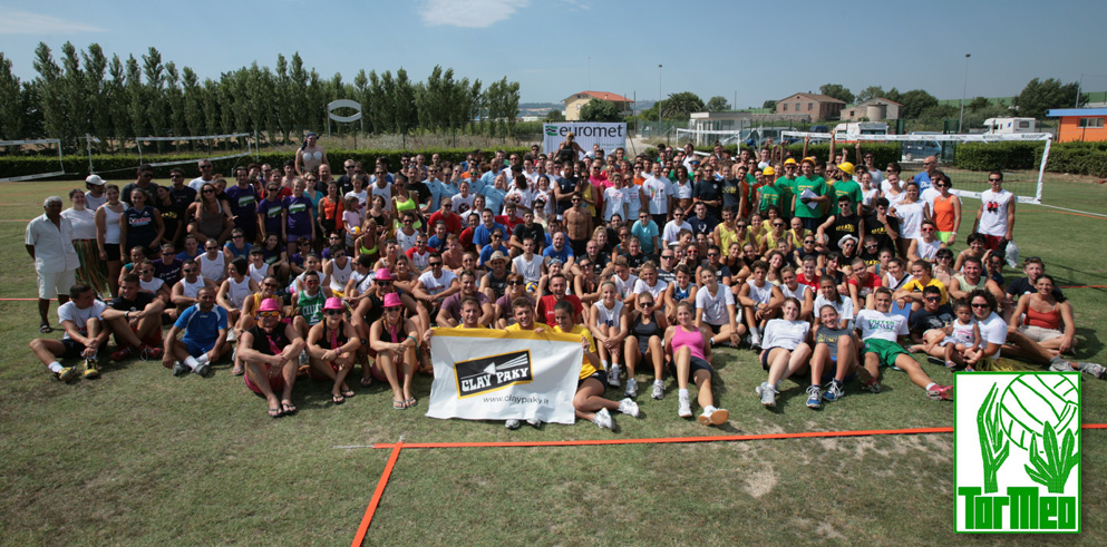 Clay Paky at TorMeo, the grass volleyball tournament organized by Marco Meoni