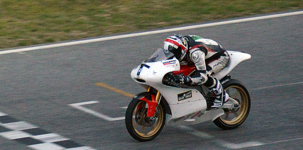 New Rumi Moto3 250cc four stroke engine. Sponsored by Clay Paky
