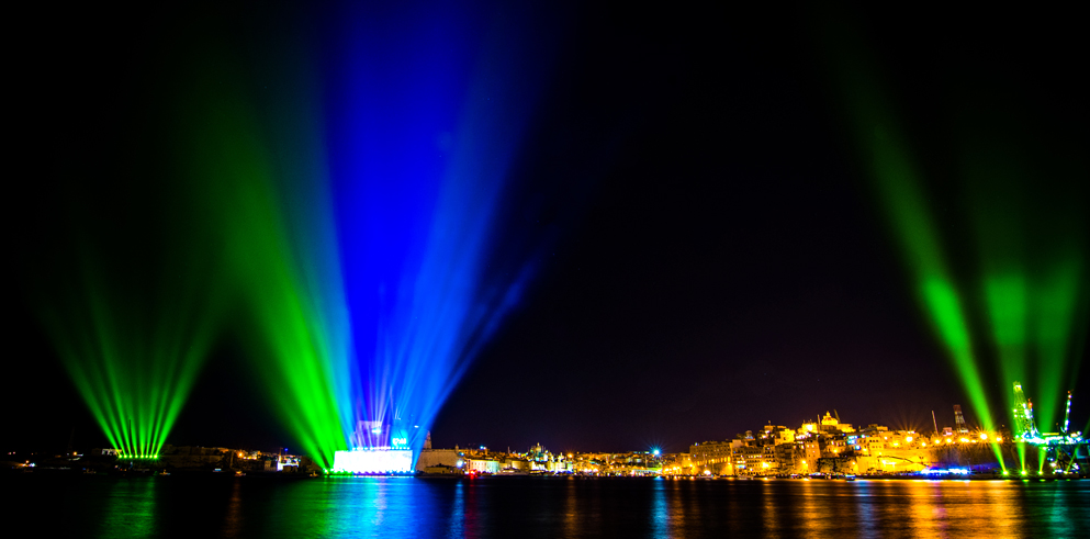 Clay Paky illuminates the 10th Anniversary of Malta joining the EU