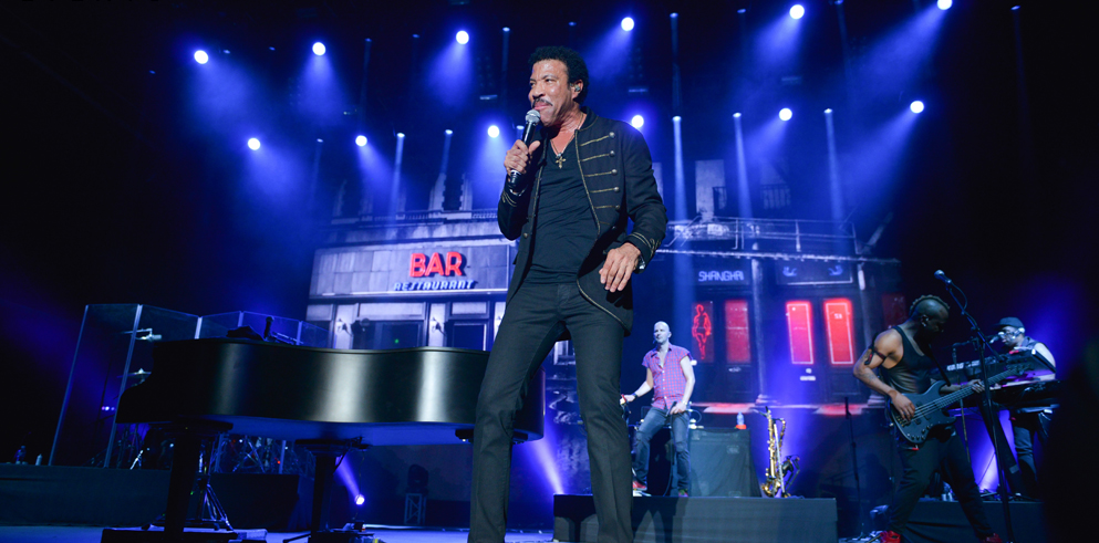 Clay Paky is up ‘all night long’ with Lionel Richie