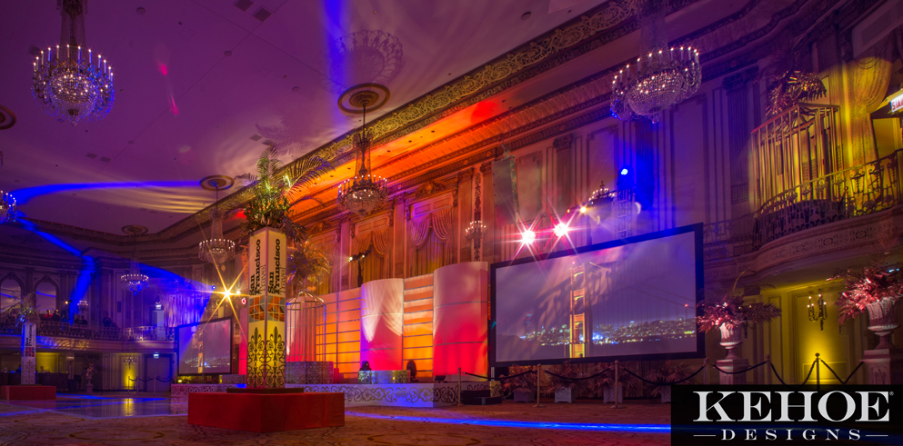 Kehoe Designs Lights Up Glamorous Chicago Corporate Parties with Clay Paky B-EYE and Sharpy Fixtures