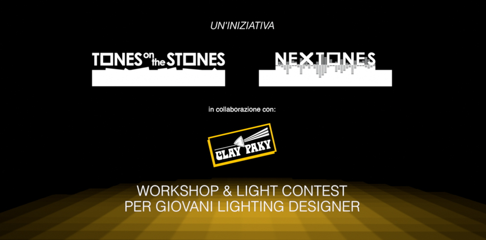 Clay Paky hosts a workshop and lighting contest for young lighting designers as part of the “Tones on the Stones” Festival