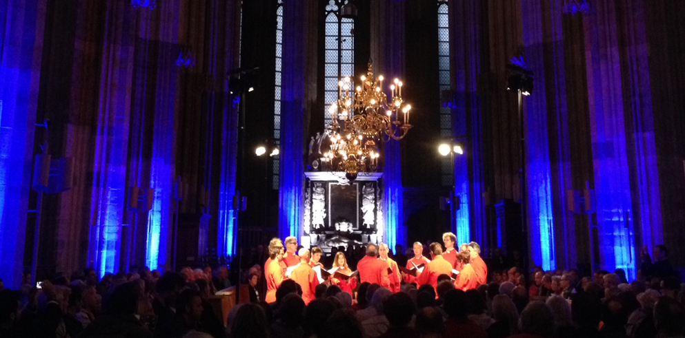 Clay Paky GlowUp Fixtures on the Leidse Koorboeken Concerts