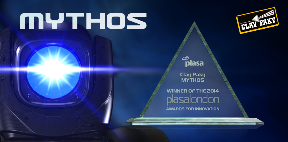 Clay Paky Mythos wins Innovation Award at PLASA 2014