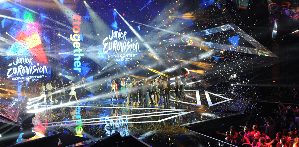 Clay Paky shines on the 2014 Junior Eurovision Song Contest