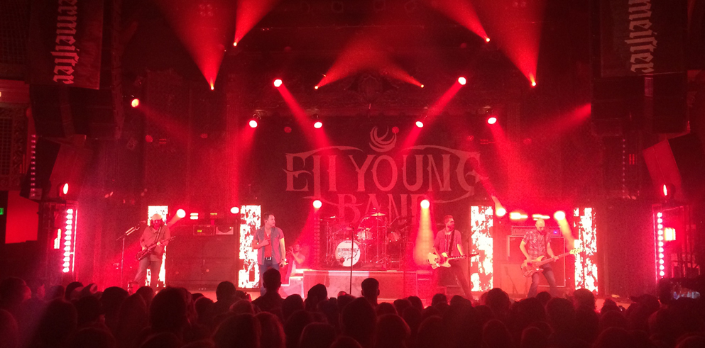 Clay Paky Fixtures Join The Eli Young Band for  Concert Tour and House Party Shows