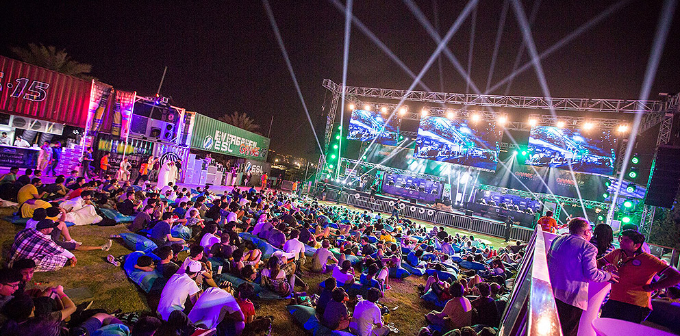 Clay Paky and Protec defy Dubai’s summer temperatures to deliver another cool event at Games15 Middle East