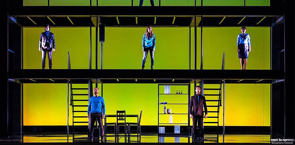 Clay Paky lights the Broadway show Next to Normal on its arrival in Italy