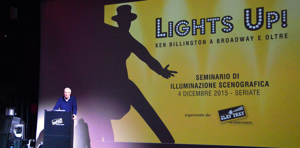 I can do lighting. Clay Paky meets Ken Billington