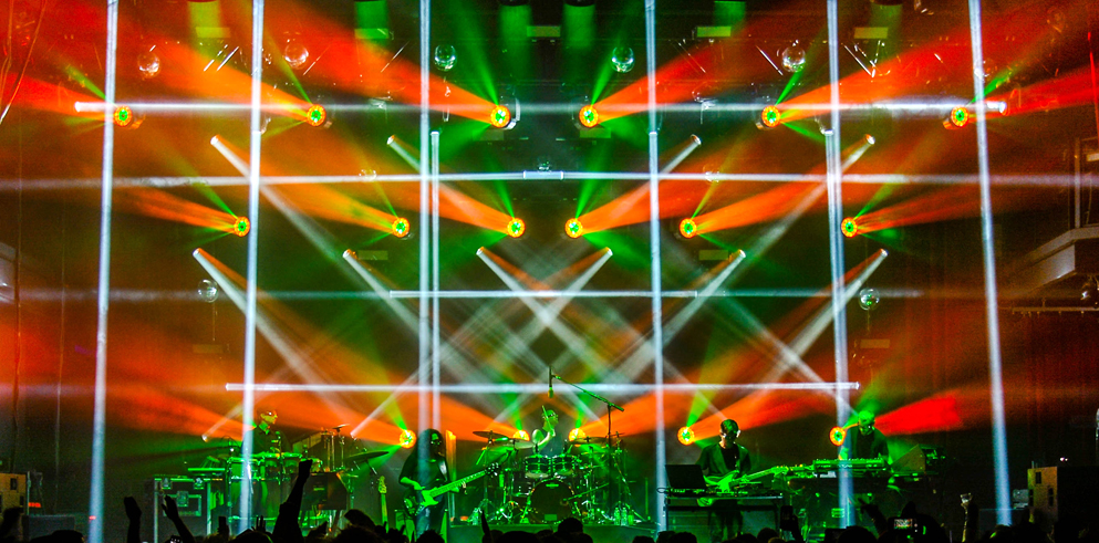 Lighting Designer Saxton Waller Digs Deep with Clay Paky B-EYE K10s and K20s on STS9 Fall 2015 Tour