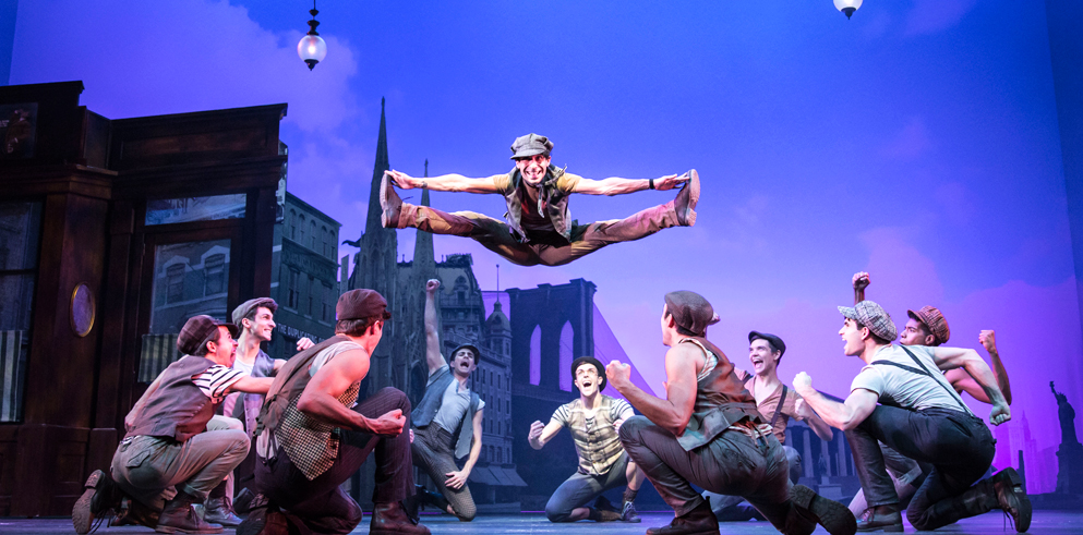 Clay Paky lights Disney's Newsies!