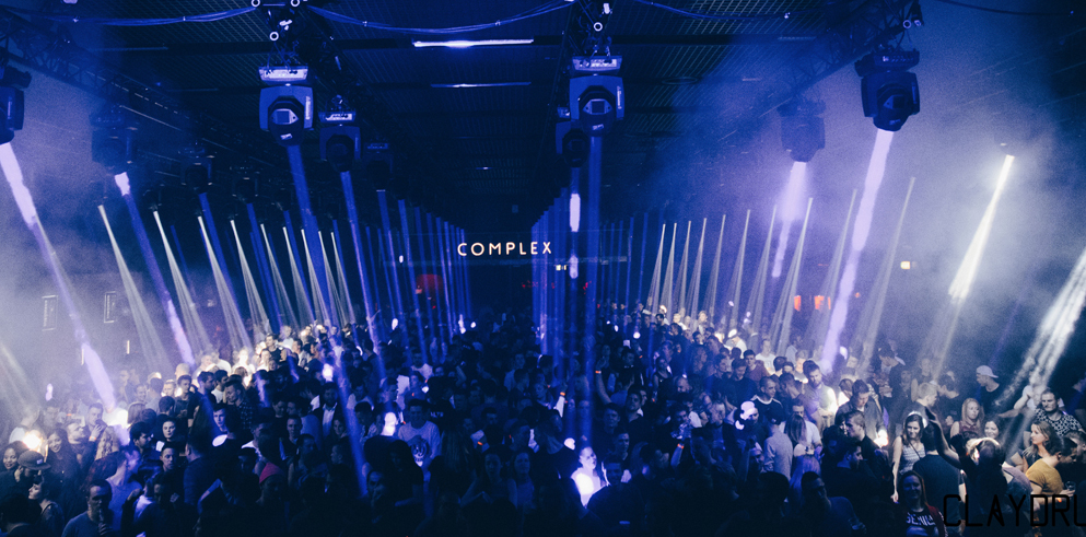Claypaky Sharpy parties all night at Complex nightclub