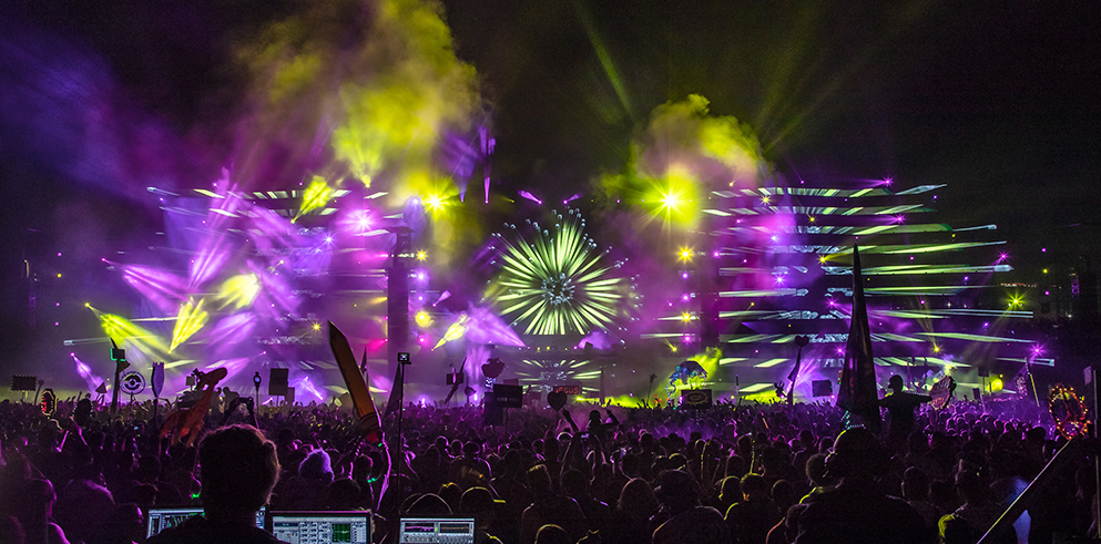 Clay Paky Fixtures Illuminate Nocturnal Wonderland Dance Music Festival