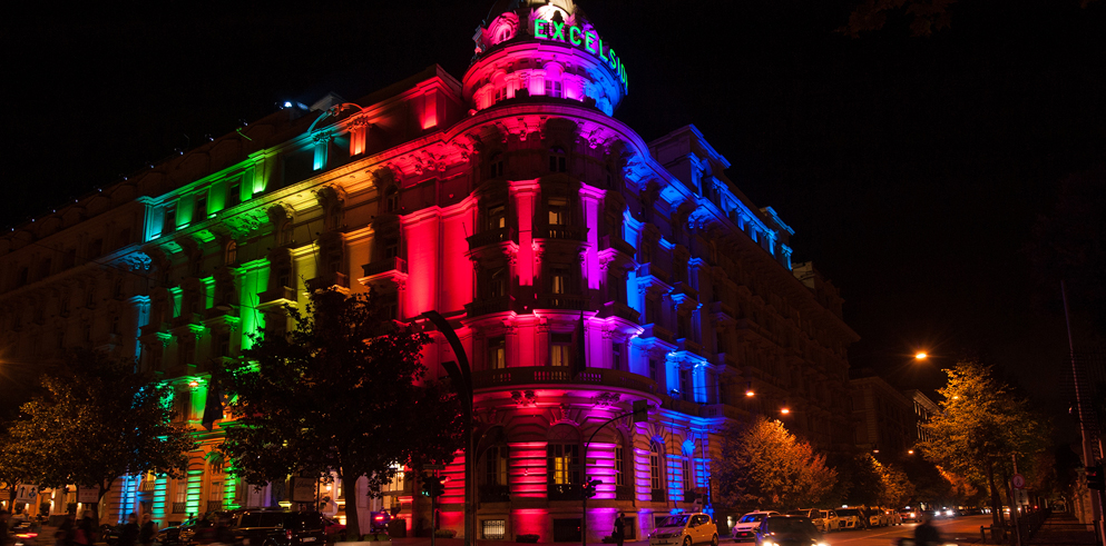 Claypaky illuminates the 110-year anniversary celebrations of Osram and The Westin Excelsior Rome