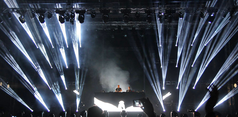 David Guetta shines with Claypaky at new Romanian dance festival