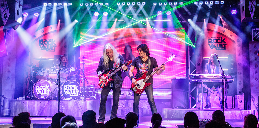 “Raiding the Rock Vault” Begins Hard Rock Las Vegas Residency with Claypaky SharBars Adding Lighting Effects to Iconic Tunes