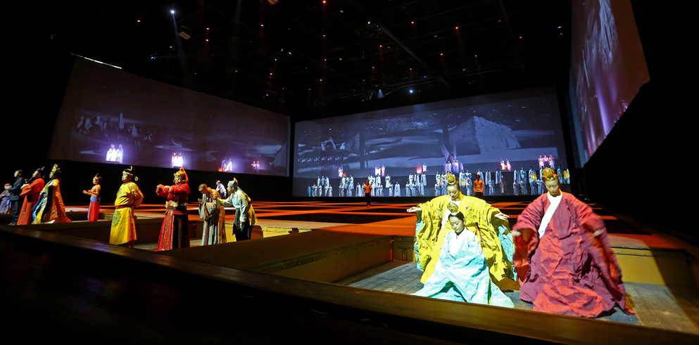Claypaky brings theatrical lighting to Encore Dunhuang