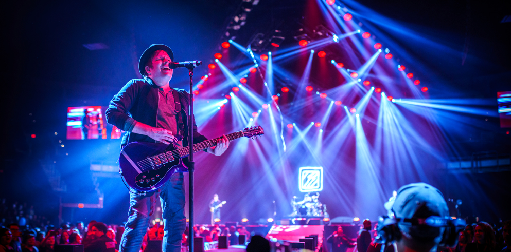 Fall Out Boy Ramps Up for the “Mania Tour” With Their Largest-Scale Production Ever Including Claypaky Mythos 2 and A.leda B-EYE K20 Fixtures