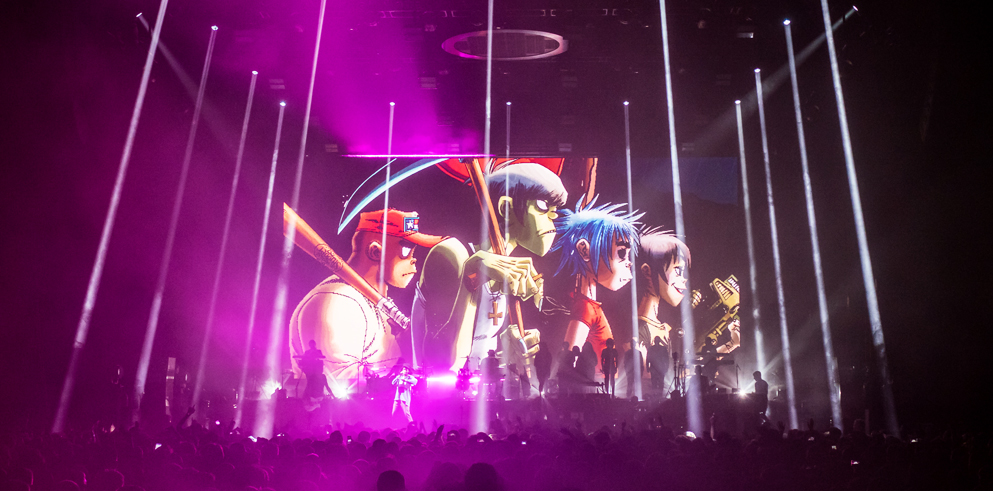 Gorillaz ‘Got the Power’ with Mythos2 on Humanz World Tour