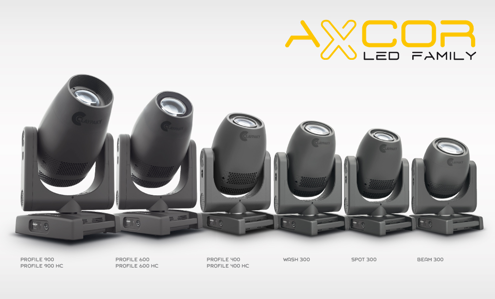 Claypaky adds Axcor Profile 600 and 400 to AXCOR LED Series