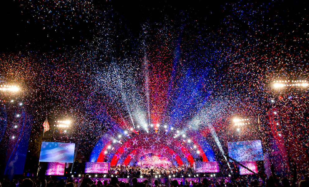 Full Flood Chooses Claypaky Fixtures for “Boston Pops Fireworks Spectacular” on the Fourth of July