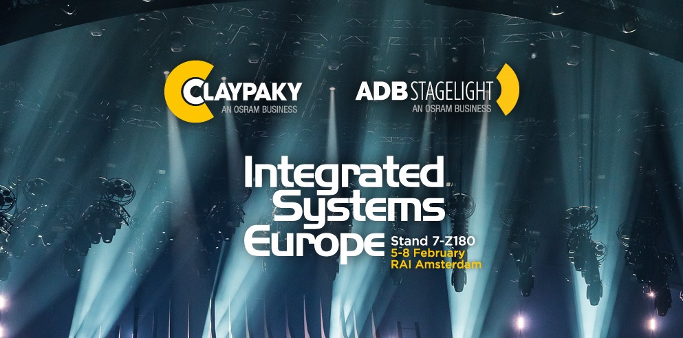 Claypaky, ADB and Art Centric Lighting presents their advanced new products at ISE 2019