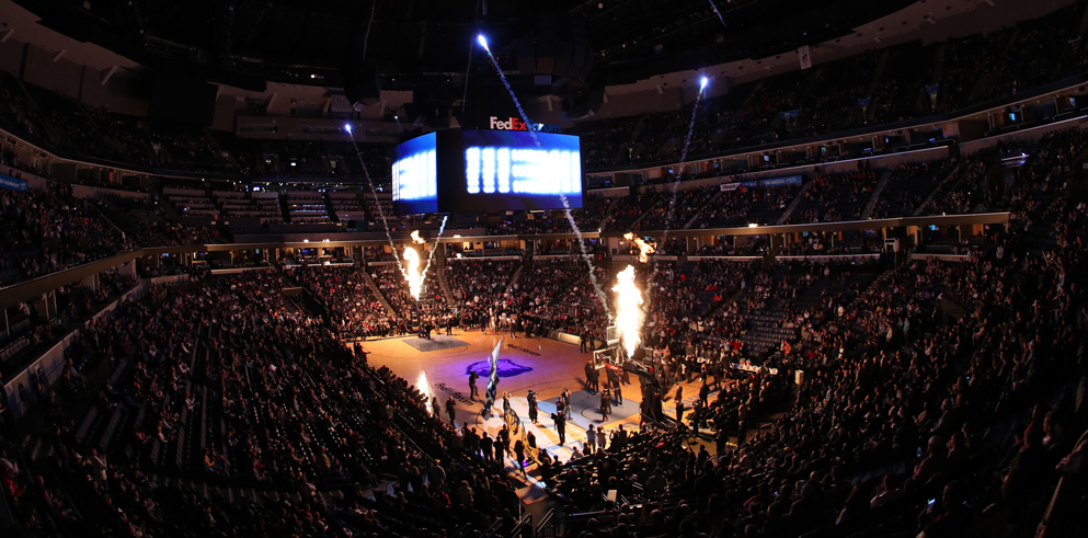 Bandit Lites Adds Claypaky Axcor Beam 300 LED Fixtures to FedExForum in Memphis