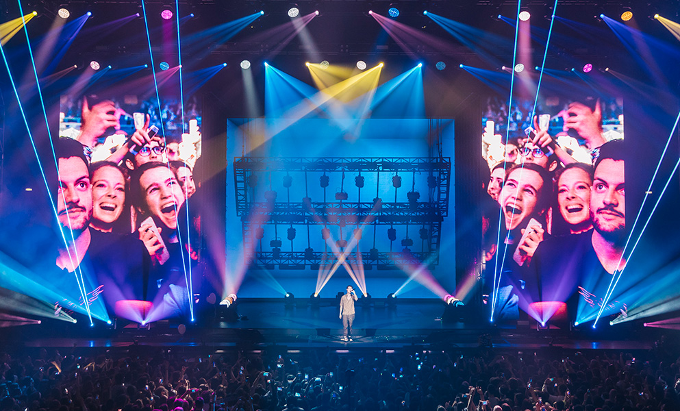 Claypaky illuminates Fedez - LD Jacopo Ricci reveals the tour secrets