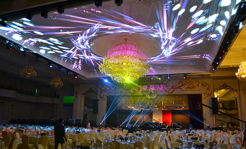Claypaky Supersharpys Illuminate One of Cairo’s Biggest Ballrooms