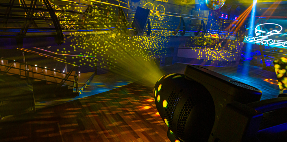 Claypaky Axcor 300 Fixtures Light Up Cerebro Nightclub in Bariloche, Argentina