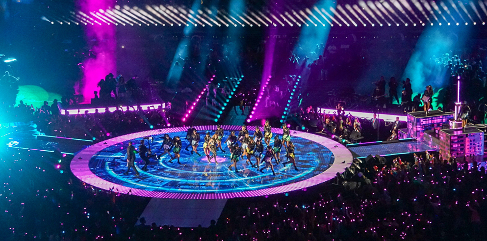 Claypaky Xtylos Back Up Shakira and Jennifer Lopez in Pepsi Halftime Show at Super Bowl LIV