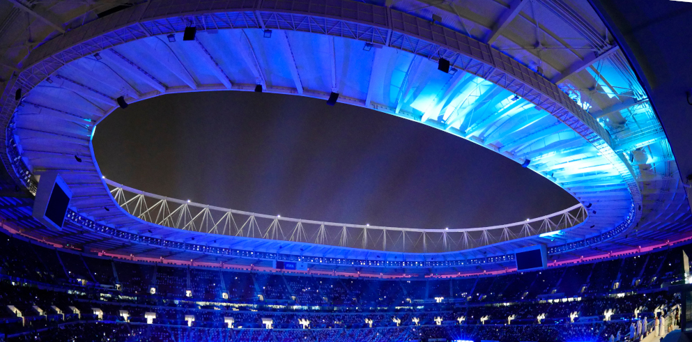 QVision illuminated the Amir Cup Final 2020 & inauguration of Ahmad Bin Ali Stadium Ceremonies with Claypaky lights