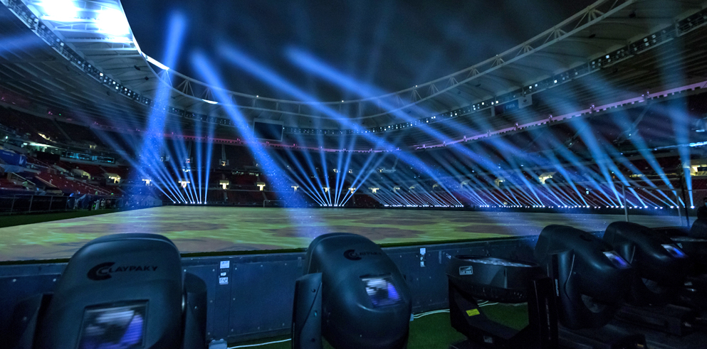 Claypaky Lighting Fixtures Score with Shows for FIFA Club World Cup Qatar 2020