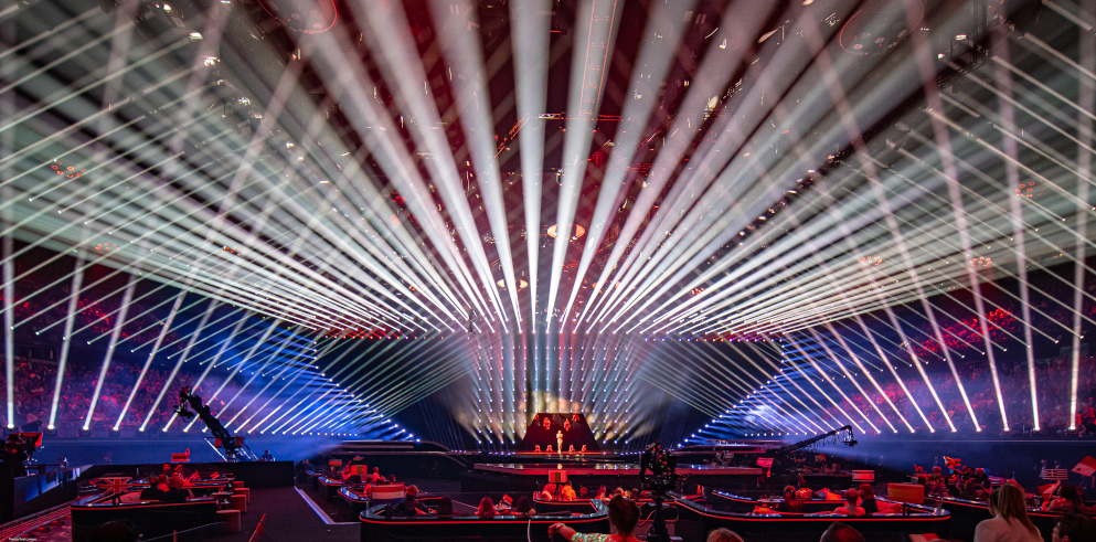 LD Henk-Jan van Beek utilizes almost 500 Claypaky Xtylos for Eurovision Song Contest 2021