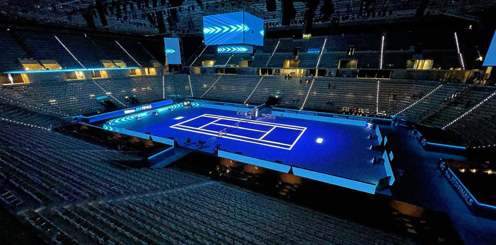 Claypaky illuminates the Nitto ATP Tennis Finals and Davis Cup with a mix of white light and spectacular special effects