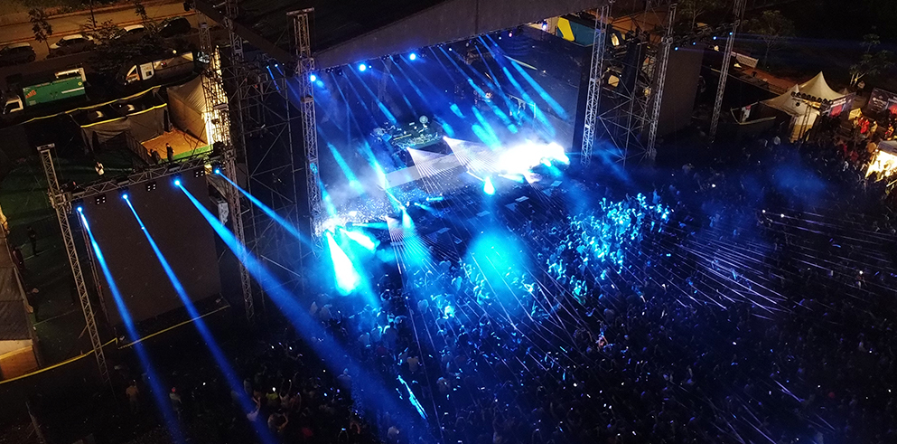 Claypaky Mythos 2 Fixtures Shine at High-Energy Alan Walker EDM Concert in Bengaluru, India