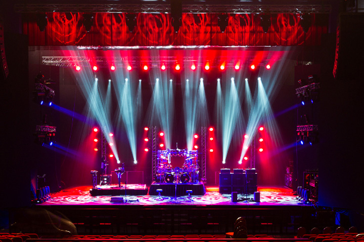 Dream Theater dramatically lit by Clay Paky HPE1500s