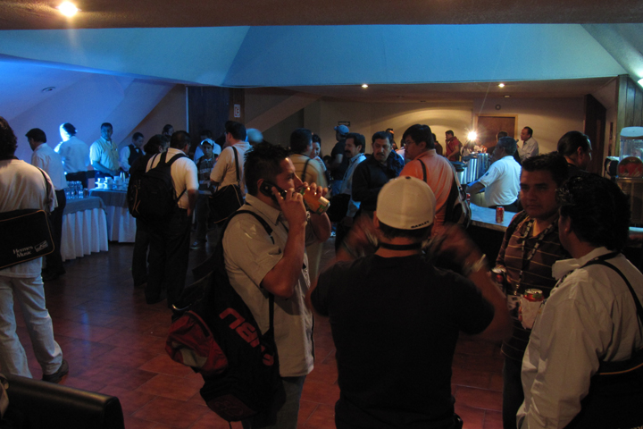 The hall