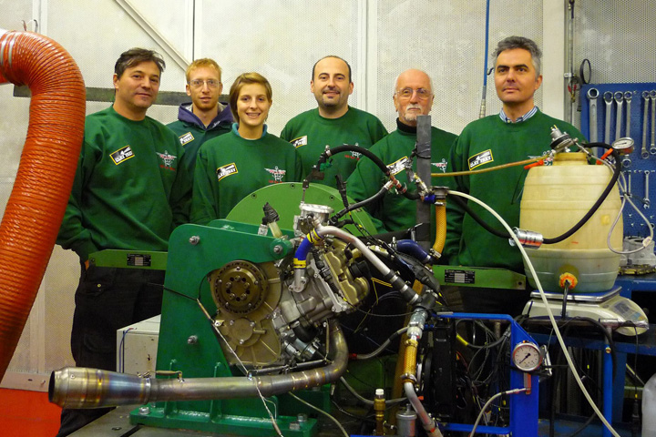 Stefano Rumi and his 2013 techincal Team