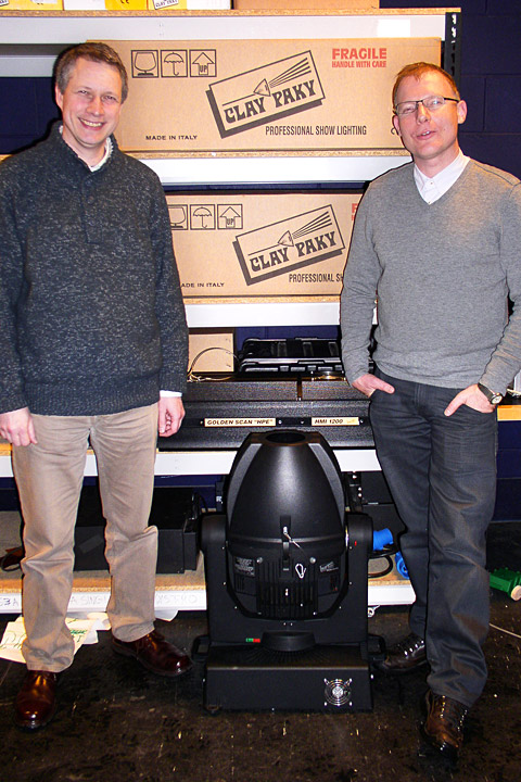 Left to right: Nick Hunt and Hansjörg Schmidt