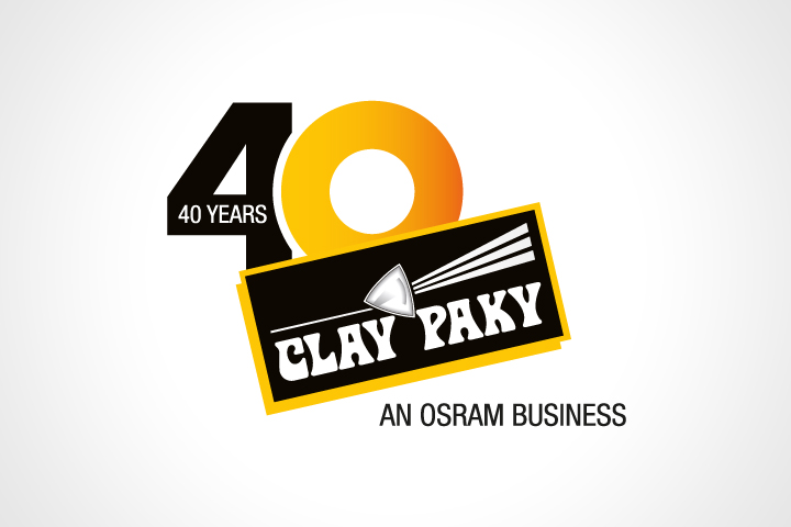 Clay Paky 40 Years celebration logo