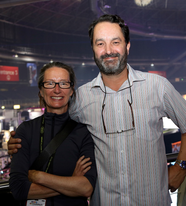 from L to R: Paule Constable (LD) and Durham Marenghi (LD)